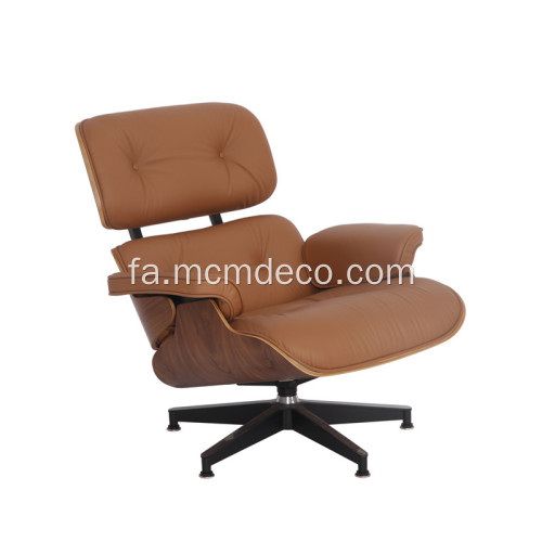 چرم کلاسیک بی انتها Eames Lounge صندلی ماکت